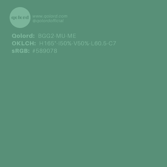 Medium Muted Green | BGG2-MU-ME