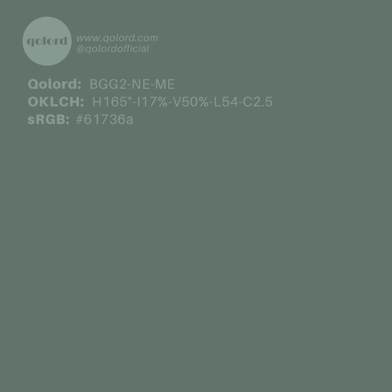 Medium Neutral Green | BGG2-NE-ME