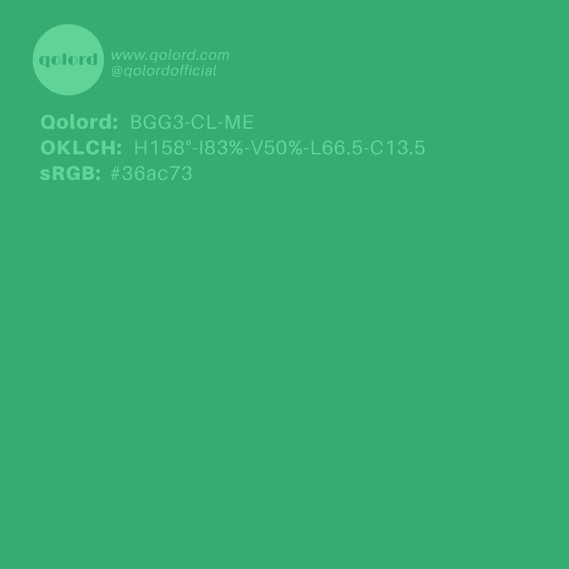Medium Clear Green | BGG3-CL-ME