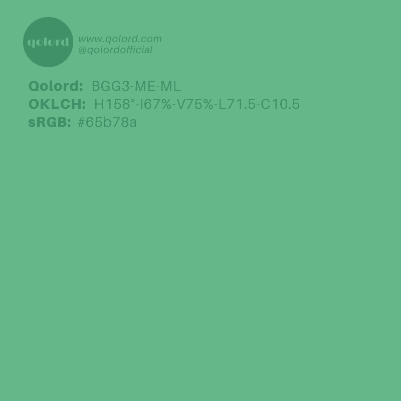 Medium-Light Medium Green | BGG3-ME-ML