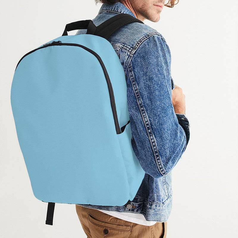 Baby Blue Waterproof Backpack (BC2-MU-LG) - Man CloseUp