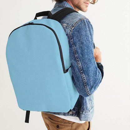 Baby Blue Waterproof Backpack (BC2-MU-LG) - Man CloseUp