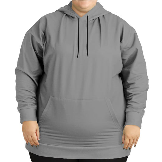 Battleship Gray Hoodie PLUS (N-FN-ML) - Woman Front PLUS