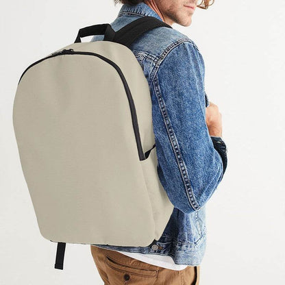 Beige Waterproof Backpack (Y-NE-LG) - Man CloseUp