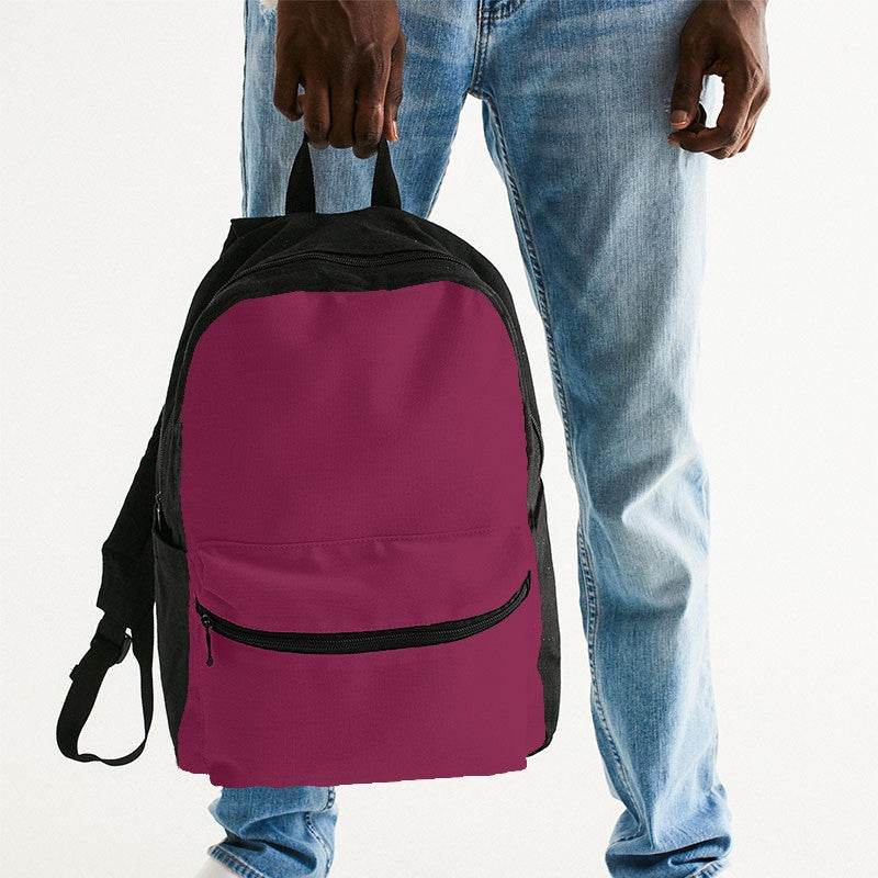 Berry Canvas Backpack (PI-ME-DE) - Man Holding