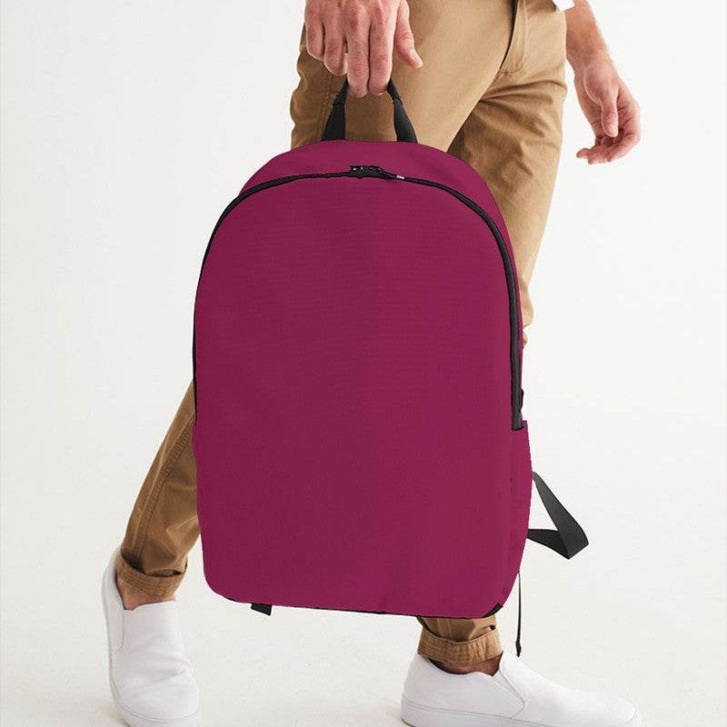 Berry Waterproof Backpack (PI-ME-DE) - Man Holding CloseUp