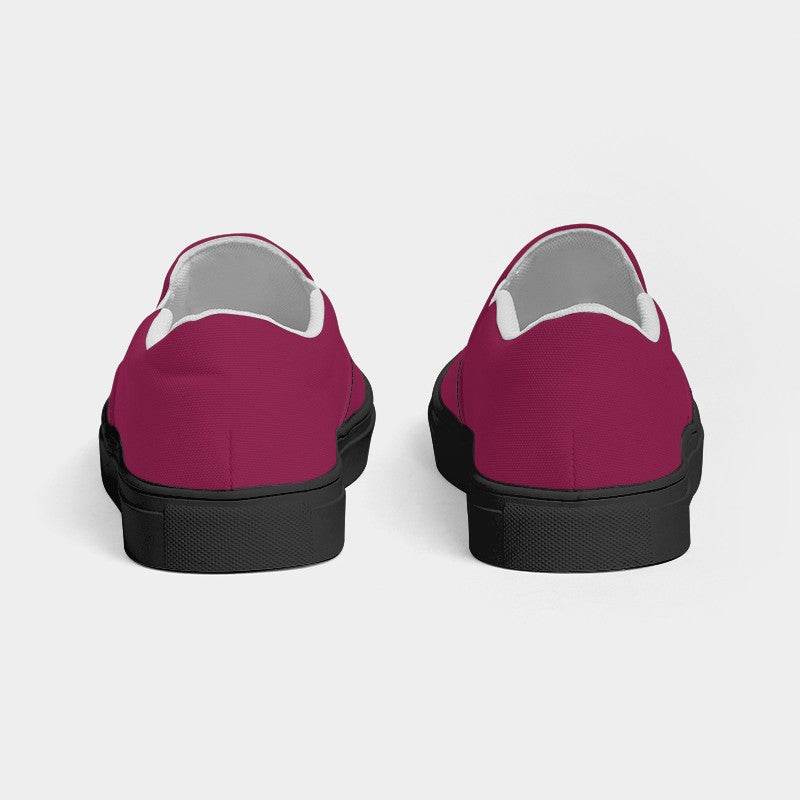 Berry Women's Slip-On Canvas Sneakers (PI-ME-DE) - Back