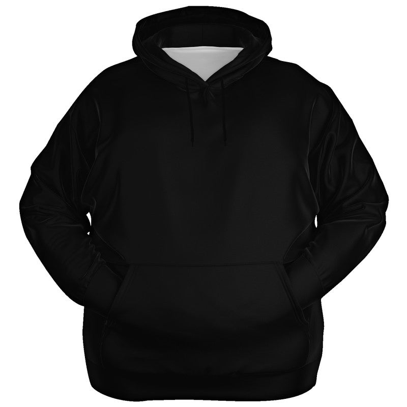 Black Hoodie PLUS (N-FN-BL) - Ghost Front PLUS