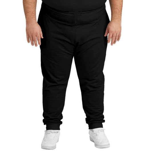 Black Joggers PLUS (N-FN-BL) - Man Front PLUS