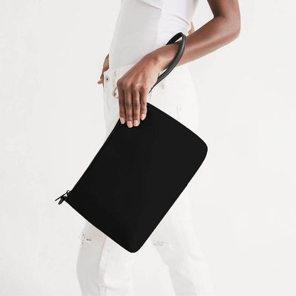 Black Zip Pouch (N-FN-BL) - Side Holding