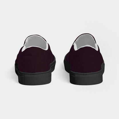 Blackberry Women's Slip-On Canvas Sneakers (PIM2-FM-DE) - Back