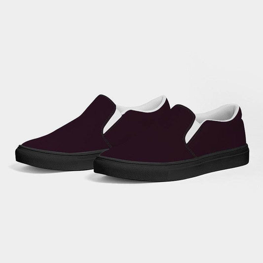 Blackberry Women's Slip-On Canvas Sneakers (PIM2-FM-DE) - Side 3