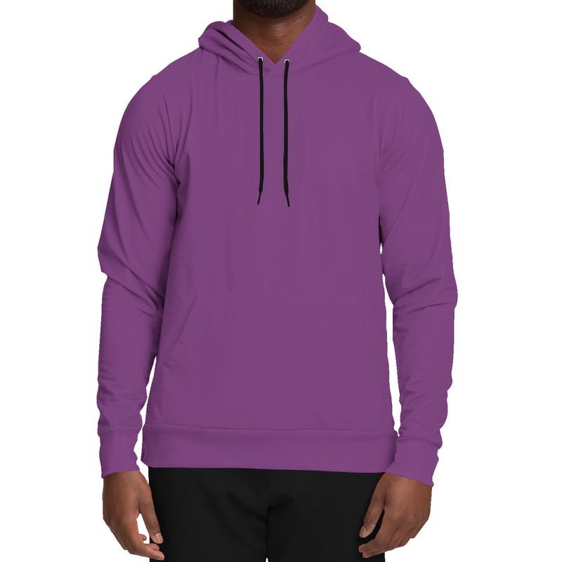 Blank Purple Hoodie (C40M80Y0K30) - Man Front