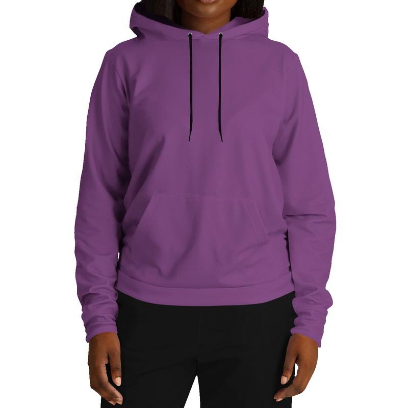 Blank Purple Hoodie (C40M80Y0K30) - Woman Front