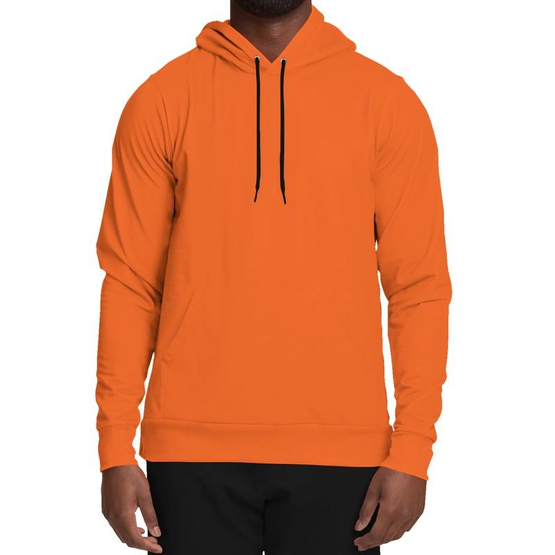 Blaze Orange Hoodie (C0M75Y100K0) - Man Front