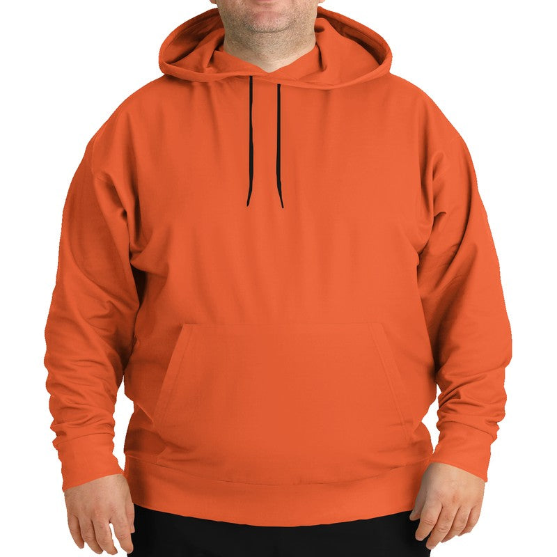 Blaze Orange Hoodie PLUS (OR3-BR-ME) - Man Front PLUS
