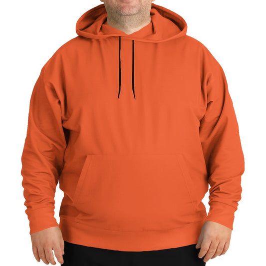 Blaze Orange Hoodie PLUS (OR3-BR-ME) - Man Front PLUS