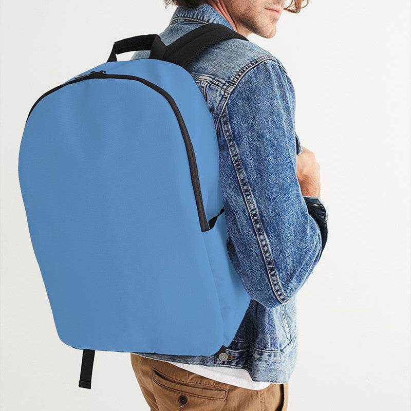 Blue-Gray Waterproof Backpack (IB3-ME-ML) - Man CloseUp