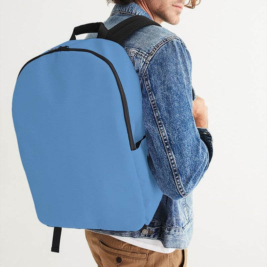 Blue-Gray Waterproof Backpack (IB3-ME-ML) - Man CloseUp