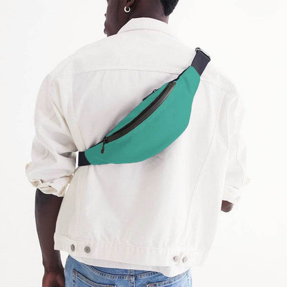Blue-Green Belt Bag (BG-BR-ME) - Man Back