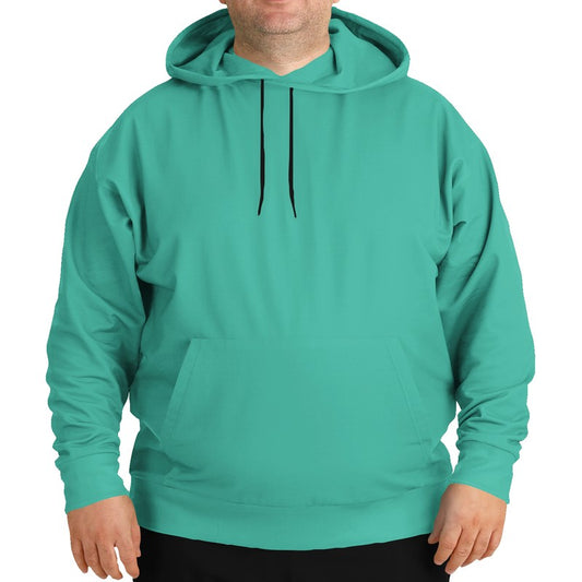 Blue-Green Hoodie PLUS (BG-BR-ME) - Man Front PLUS