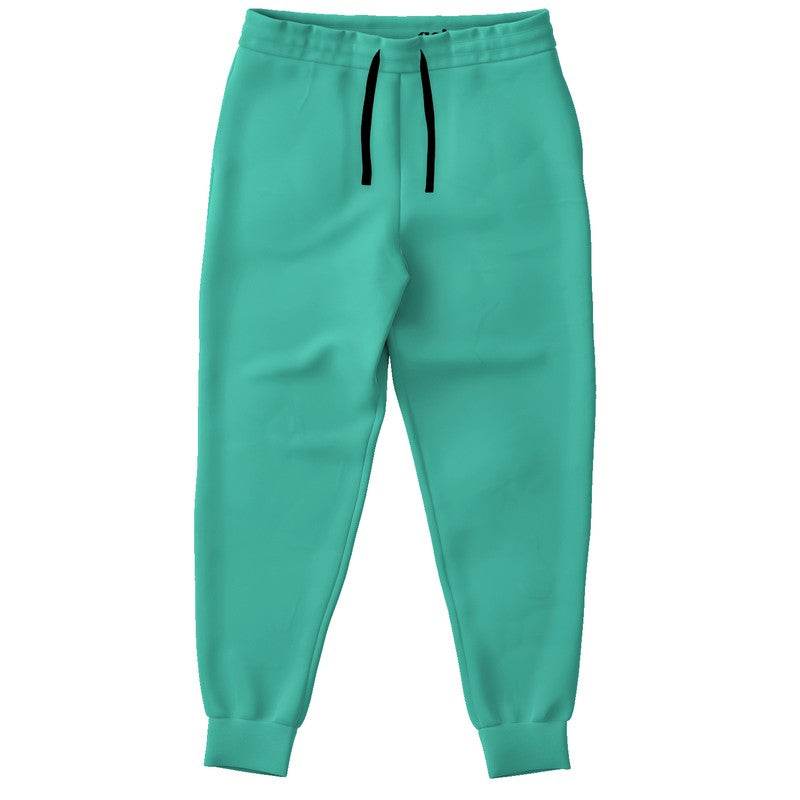 Blue-Green Joggers (BG-BR-ME) - Front