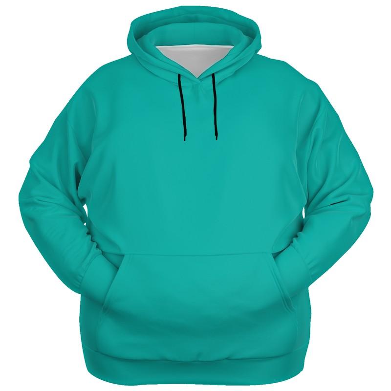 Blue Green Hoodie (C100M0Y50K0) - Ghost Front PLUS