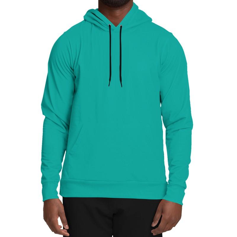 Blue Green Hoodie (C100M0Y50K0) - Man Front