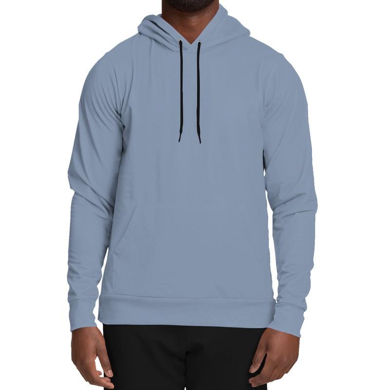 Blue Grey Hoodie (C30M15Y0K30) - Man Front