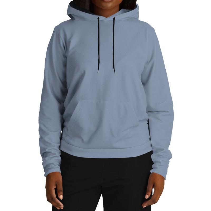 Blue Grey Hoodie (C30M15Y0K30) - Woman Front