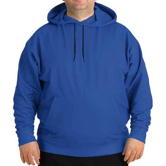Blue Hoodie PLUS (IB1-CL-ME) - Man Front PLUS