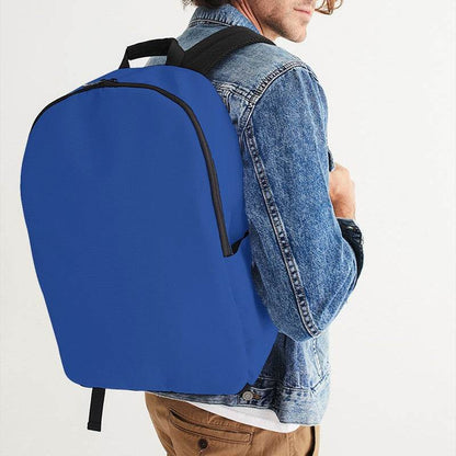 Blue Waterproof Backpack (IB1-CL-ME) - Man CloseUp