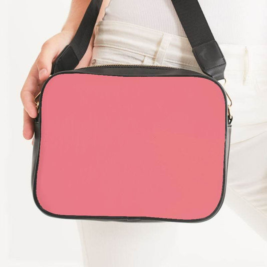 Blush Pink Crossbody Bag (RPI2-ME-LI) - Woman Front CloseUp