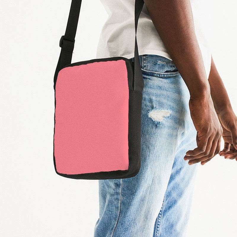 Blush Pink Messenger Pouch (RPI2-ME-LI) - Man Side CloseUp