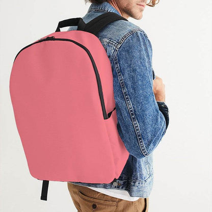 Blush Pink Waterproof Backpack (RPI2-ME-LI) - Man CloseUp