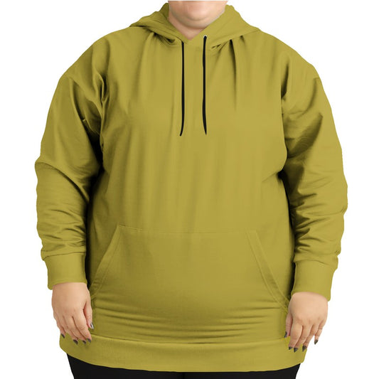 Brass Yellow Hoodie PLUS (LY3-ME-MD) - Woman Front PLUS