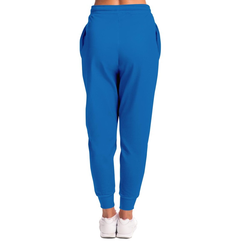 Bright Blue Joggers | Unisex | with PLUS sizes | Bright Pure Blue | C100M50Y0K0