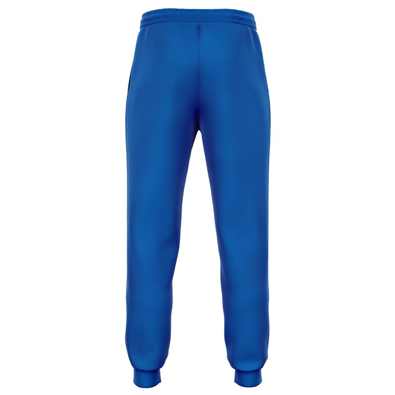 Bright Blue Joggers | Unisex | with PLUS sizes | Bright Pure Blue | C100M75Y0K0