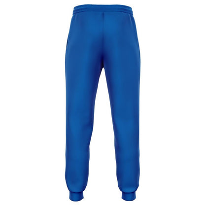 Bright Blue Joggers | Unisex | with PLUS sizes | Bright Pure Blue | C100M75Y0K0