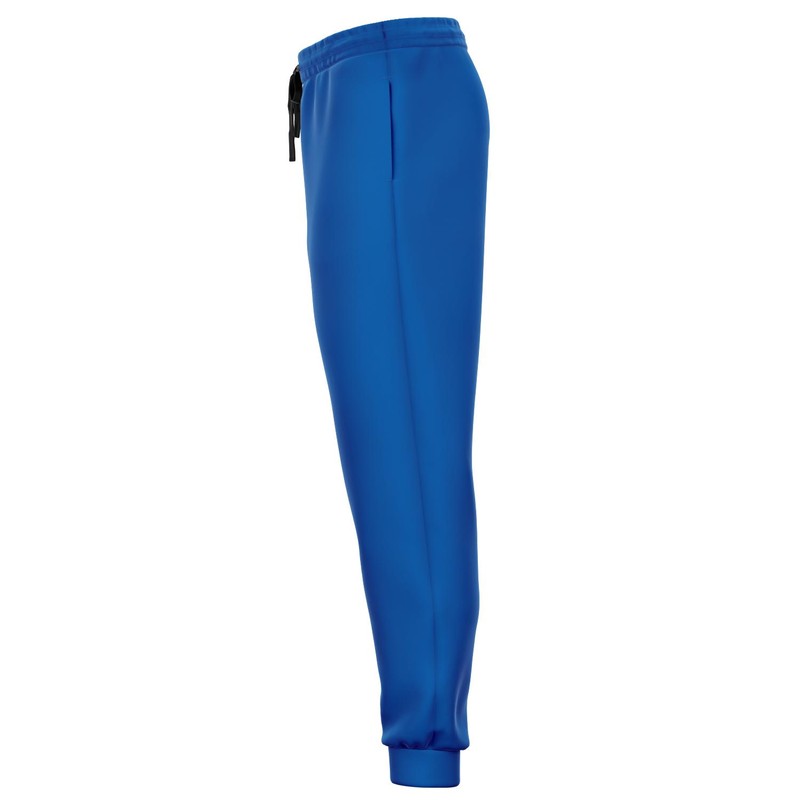 Bright Blue Joggers | Unisex | with PLUS sizes | Bright Pure Blue | C100M75Y0K0