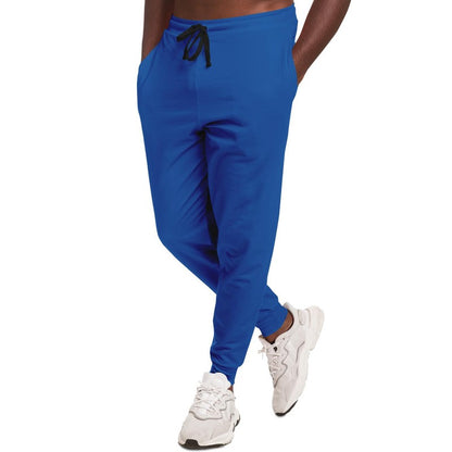 Bright Blue Joggers | Unisex | with PLUS sizes | Bright Pure Blue | C100M75Y0K0