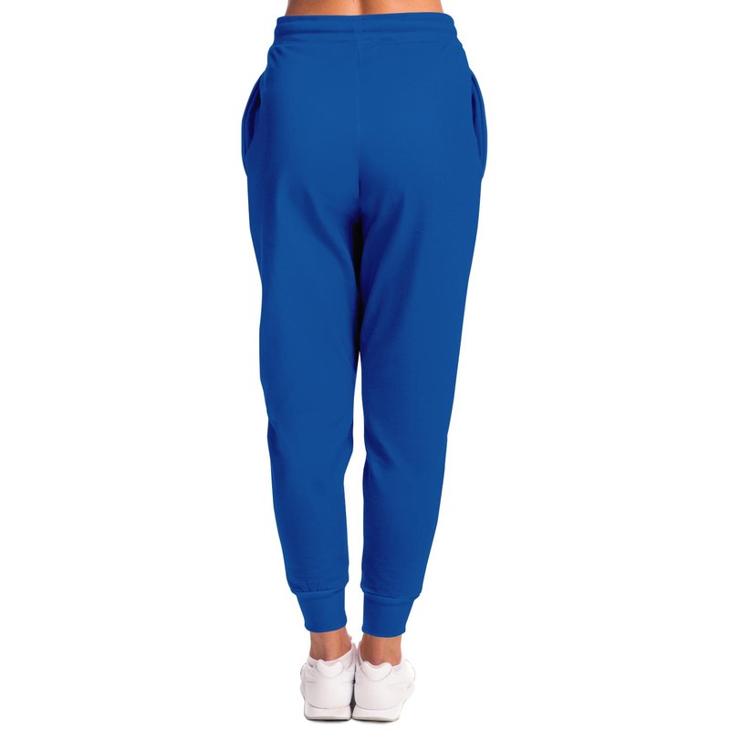 Bright Blue Joggers | Unisex | with PLUS sizes | Bright Pure Blue | C100M75Y0K0