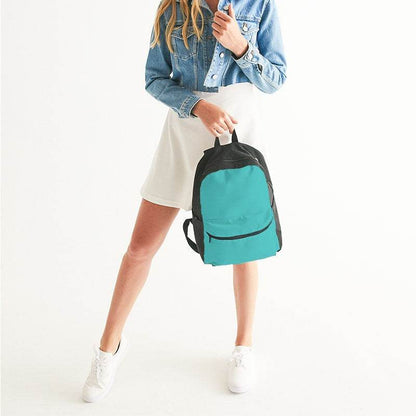Bright Blue-Green Canvas Backpack (CBG2-BR-ME) - Woman