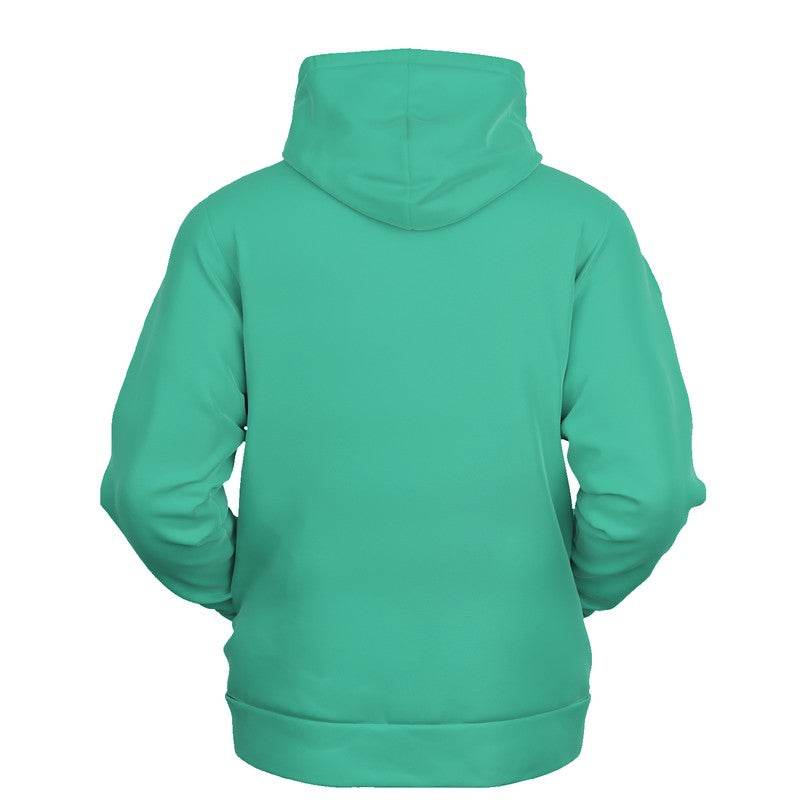 Bright Blue-Green Hoodie (BGG1-BR-ME) - Ghost Back