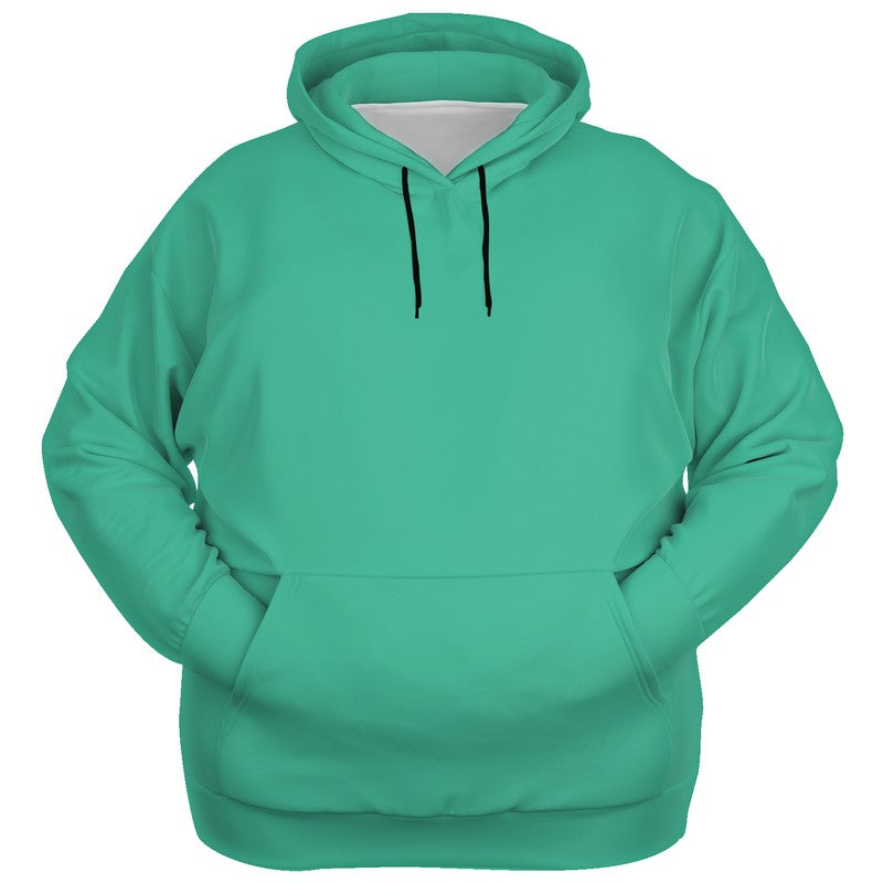 Bright Blue-Green Hoodie PLUS (BGG1-BR-ME) - Ghost Front PLUS