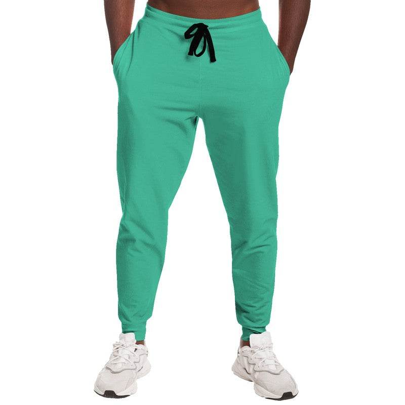 Bright Blue-Green Joggers (BGG1-BR-ME) - Man Front