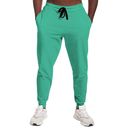 Bright Blue-Green Joggers (BGG1-BR-ME) - Man Front