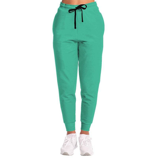 Bright Blue-Green Joggers (BGG1-BR-ME) - Woman Front