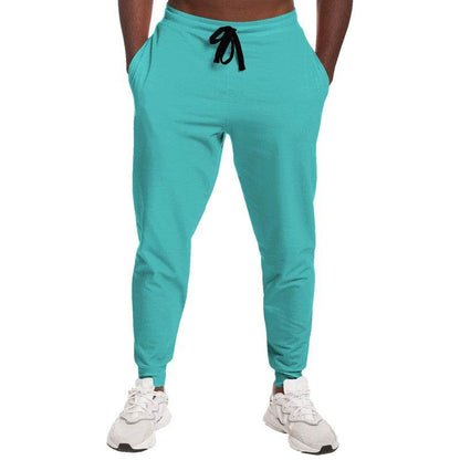 Bright Blue-Green Joggers (CBG2-BR-ME) - Man Front