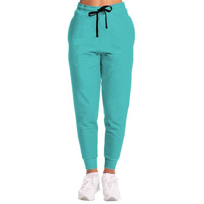 Bright Blue-Green Joggers (CBG2-BR-ME) - Woman Front
